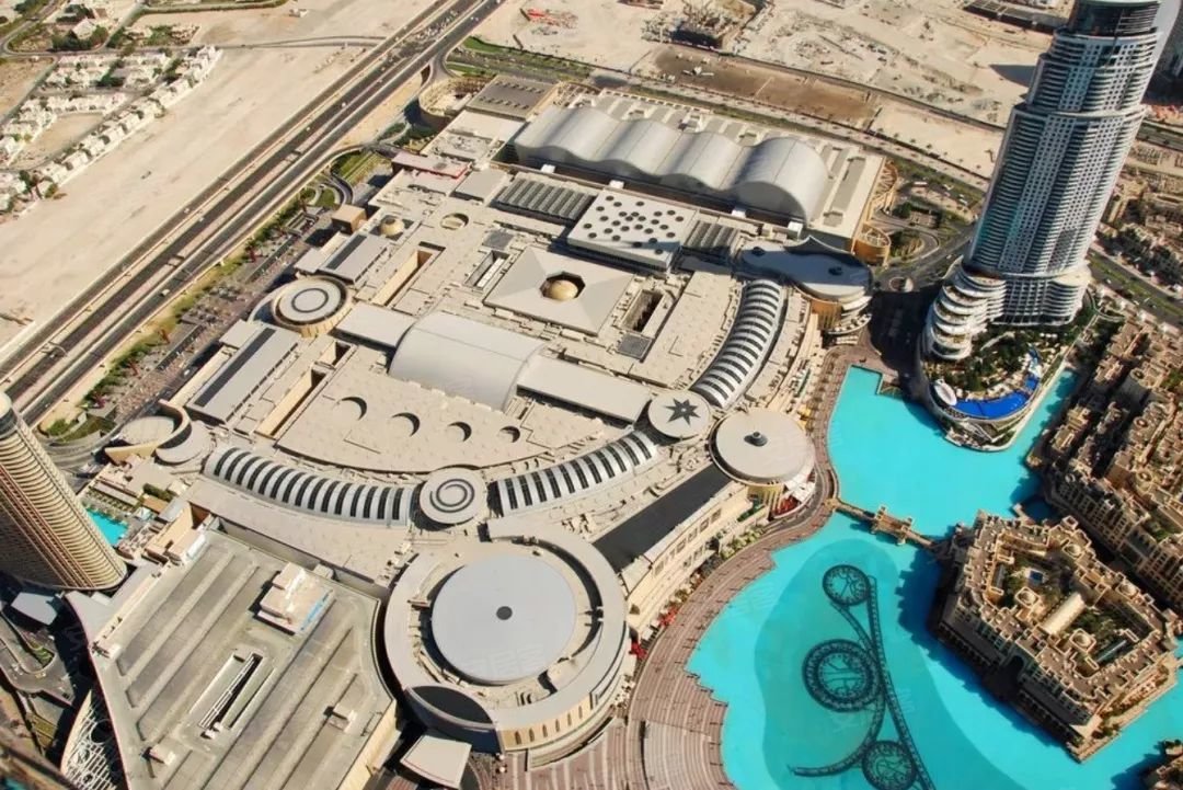 迪拜哈利法塔景观建筑群,迪拜喷泉,dubai mall