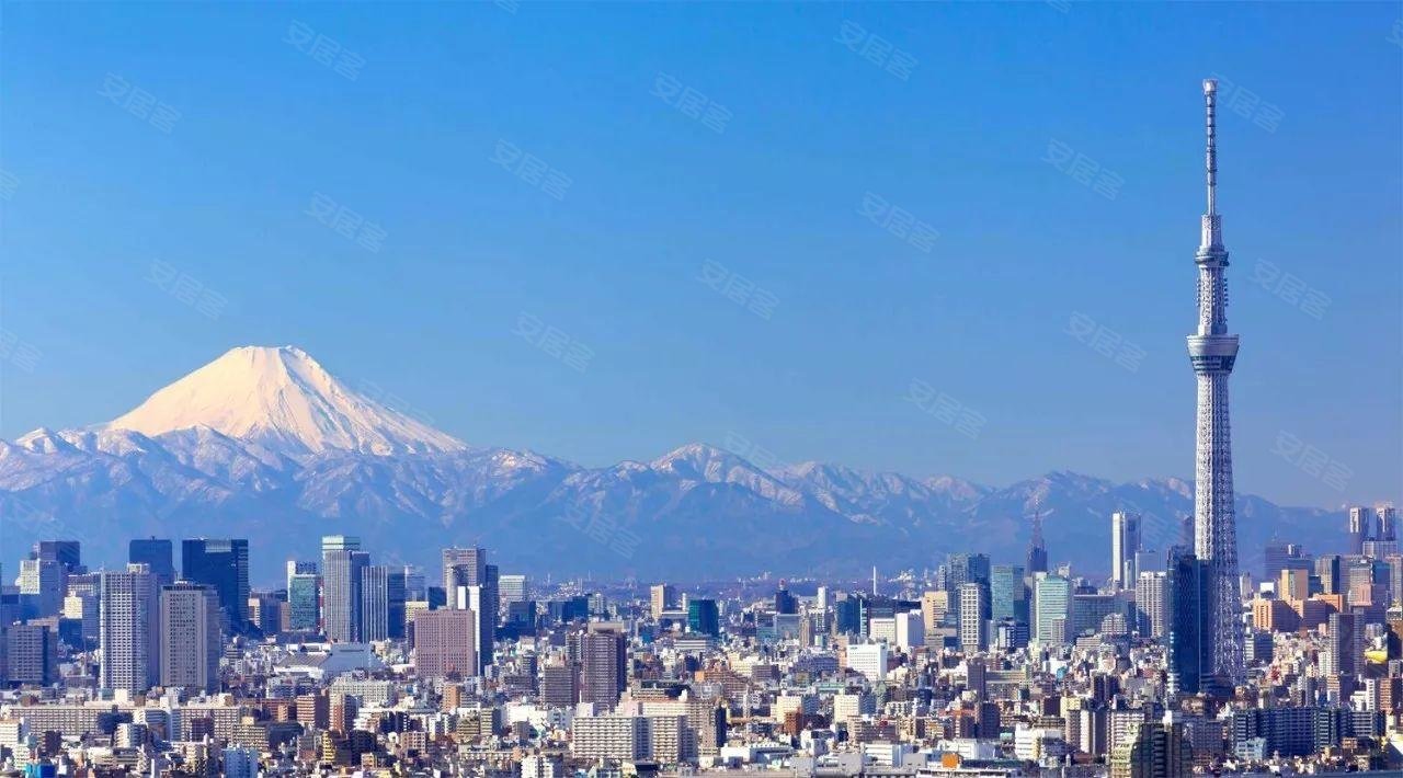 东京铁塔与富士山