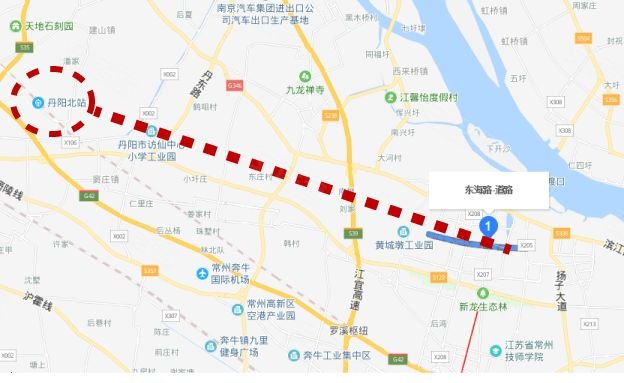 因此有人预测,该地铁连接丹阳北站的可能性极大.