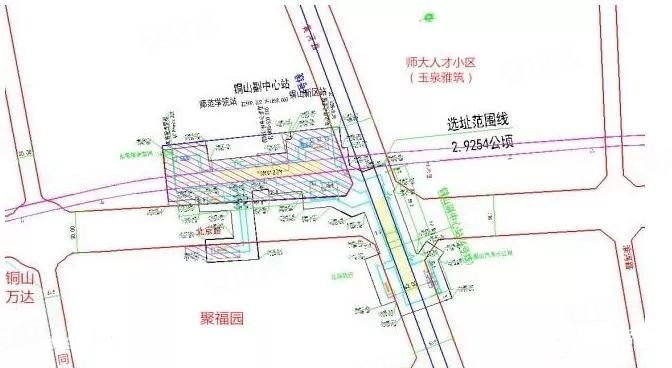 分列四角,此站点与规划徐州地铁4号线为换乘站
