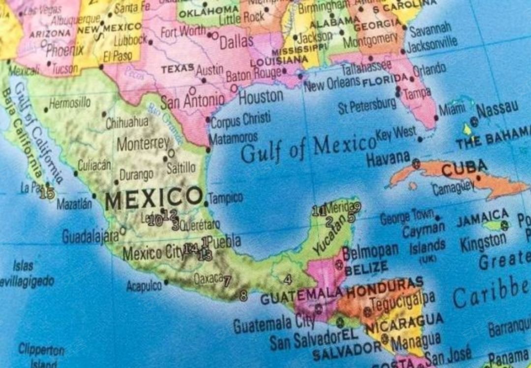 墨西哥地理位置