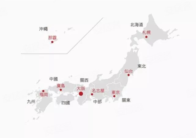 一,大阪的地理位置非常好,北有京都,东有奈良,北西是神户,南边则是