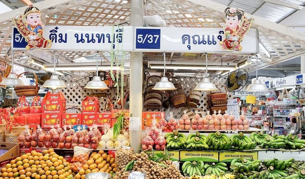 泰国曼谷 整洁清爽的传统市场,恰图恰农夫市集