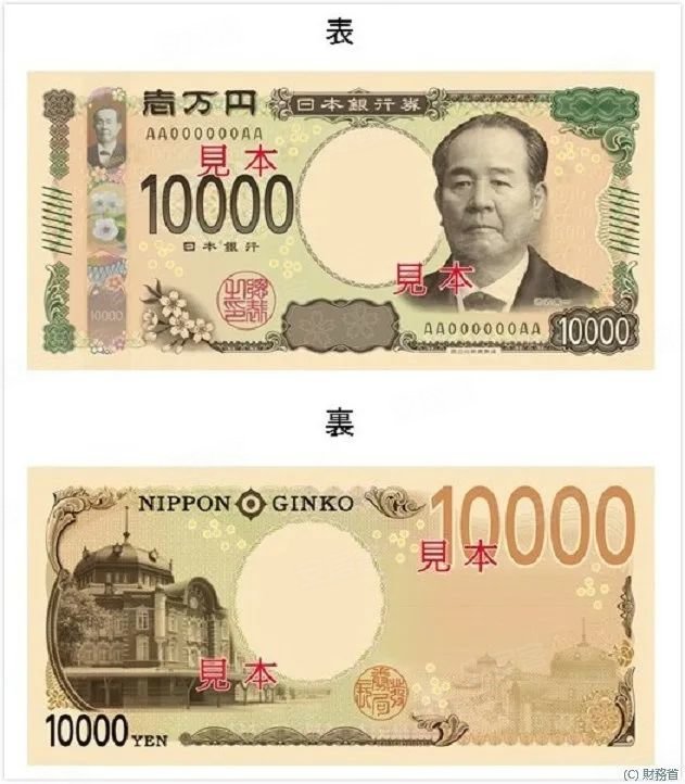 日本纸币上面头像是谁图片
