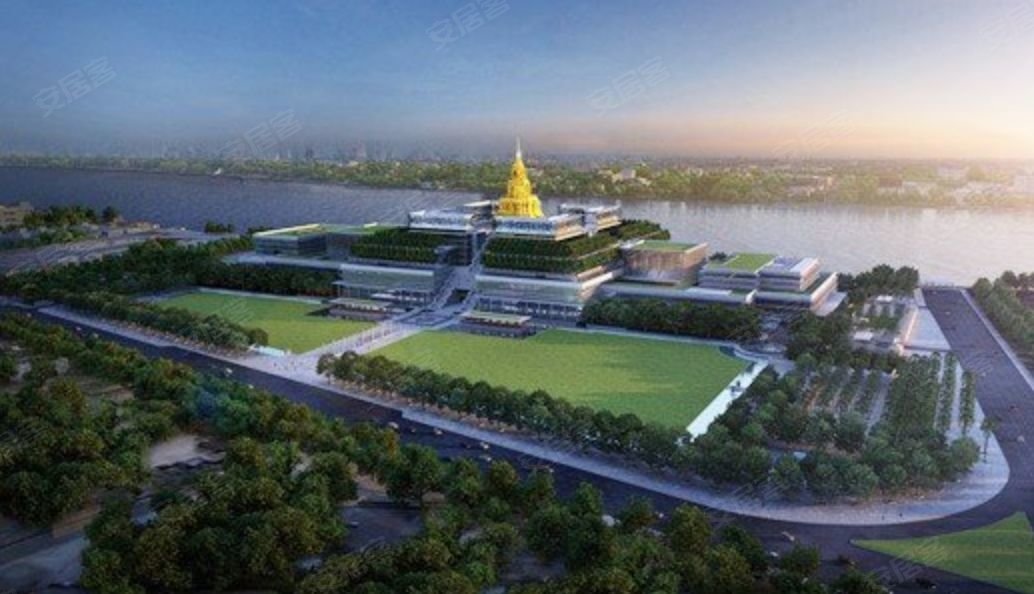 泰国曼谷新国会大厦-湄南河畔