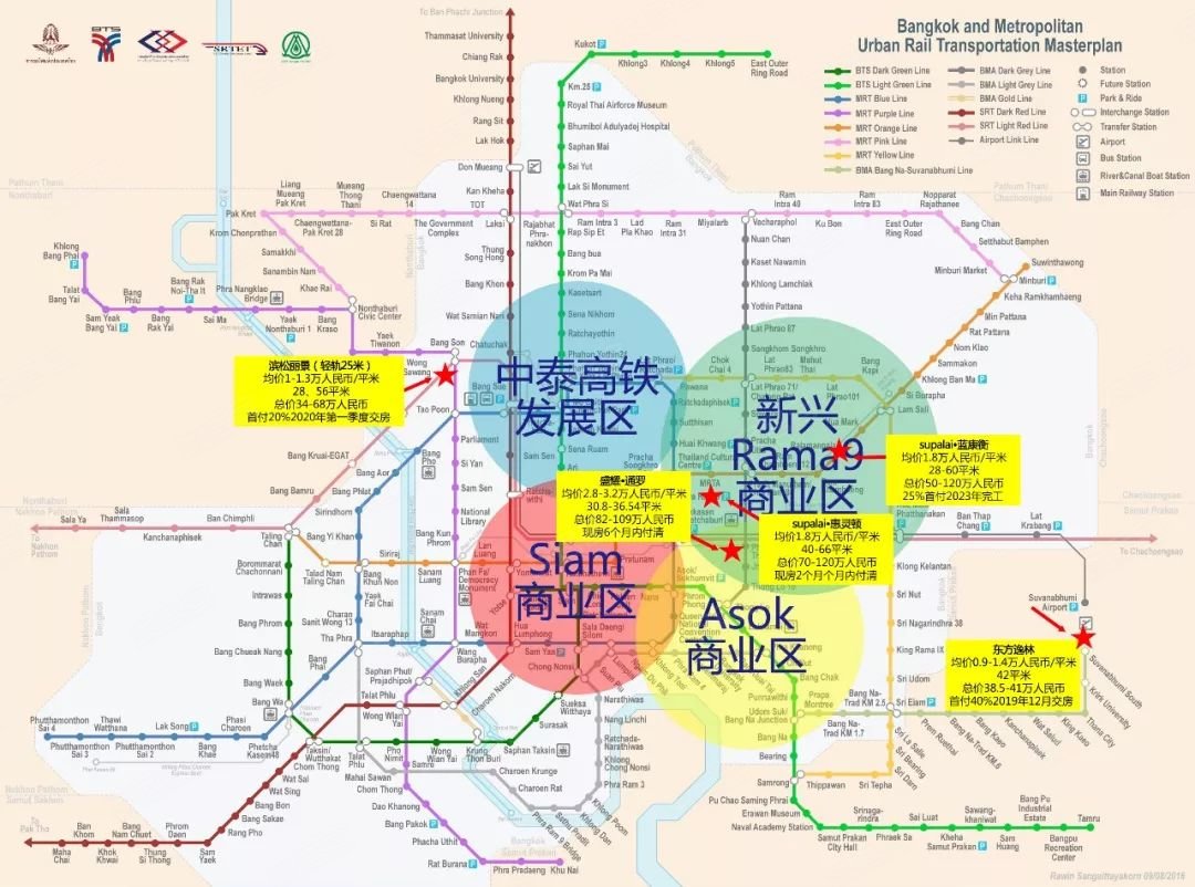 曼谷超高性价比公寓,三轨交汇,中泰高铁商圈核心,总价35万起