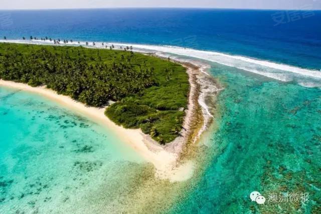 1西澳可可斯群島的柯西海灘(cossies beach)